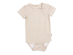 Petit Piao summer camel/offwhite body striber
